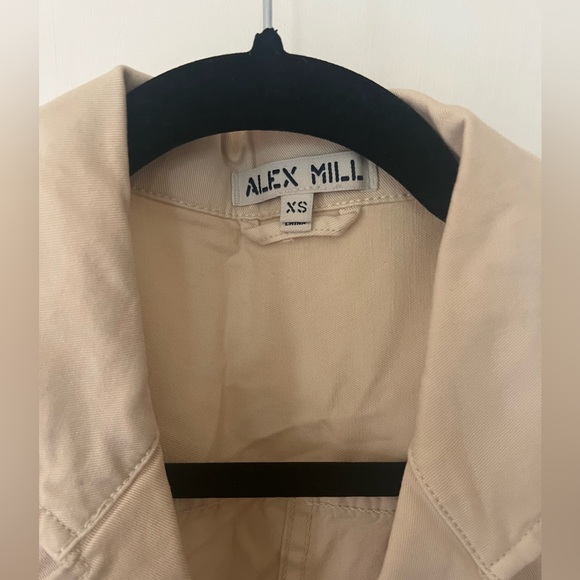 Alex Mill Expedition Twill Jumpsuit OATMILK, Extra Small - Picture 6 of 6